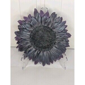 Resin Sunflower Wall Decor - Purple